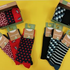 Bunte Socken aus Bio-Baumwolle Bunte Socken aus Bio-Baumwolle