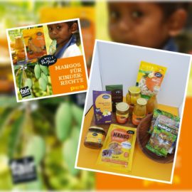 Leckere Mango-Produkte helfen Kindern