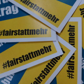 Fair statt mehr Lebensmittel