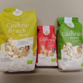 3x Cashews – Produkt des Monats Februar 2024