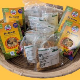 Trockenfrüchte von Kipepeo und dem Hilfsfonds Burkina Faso – Produkt des Monats Februar 2026