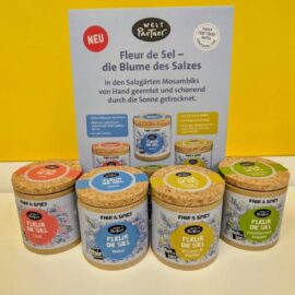 Gewürzmischungen und Fleur de Sel von WeltPartner – Produkt des Monats September 2026 Gewürzmischungen und Fleur de Sel von WeltPartner – Produkt des Monats September 2026